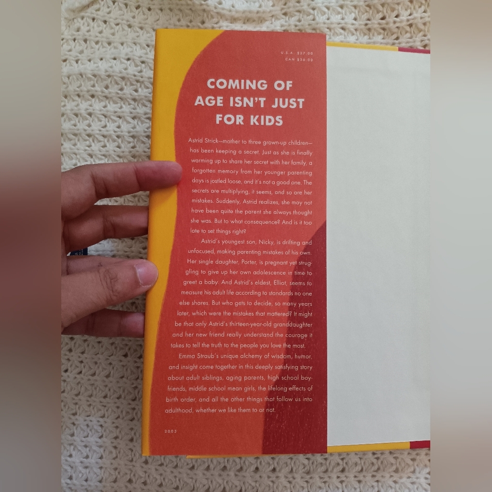 Emma Straub 'All Adults Here' Hardcover Book - Picture 3 of 3